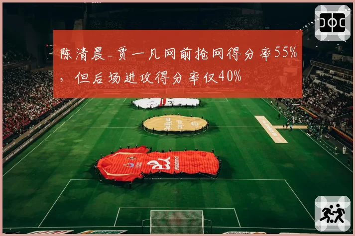 陈清晨_贾一凡网前抢网得分率55%，但后场进攻得分率仅40%